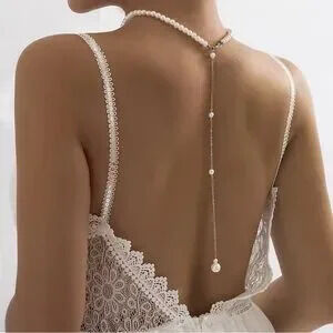 Pearl Backdrop Necklace